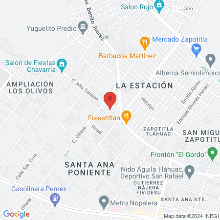 Servicios Veterinarios la Coyoacanita Unidad Alta Tension map
