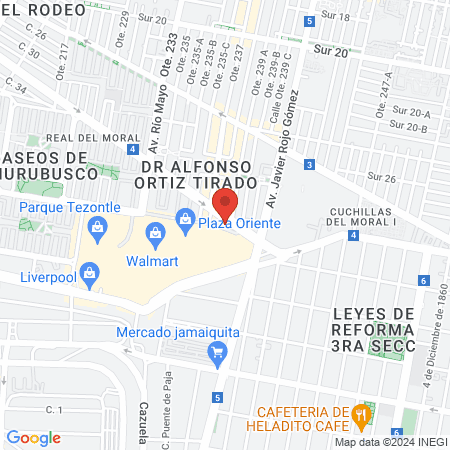 Clínica Dental Sonriwow Iztapalapa map