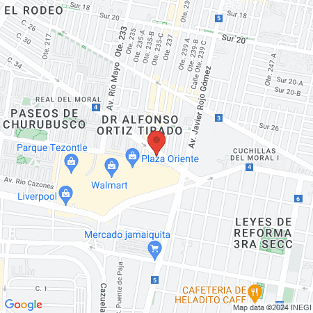 ORTOPEDIA DE ORIENTE map