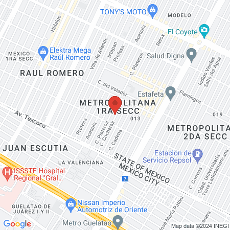 Cabina Spa Elizabeth map