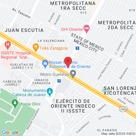 Consultorio odontológico emident map