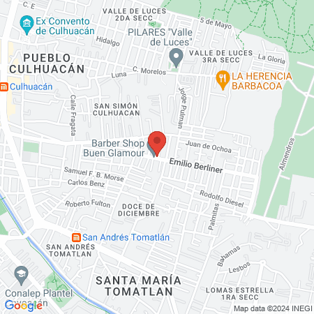 Buen glamour spa and nails map