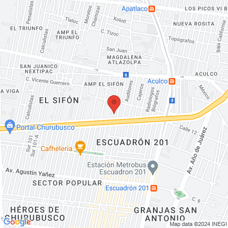 Dra. Elisa Parra Andrade, Ortodoncista map