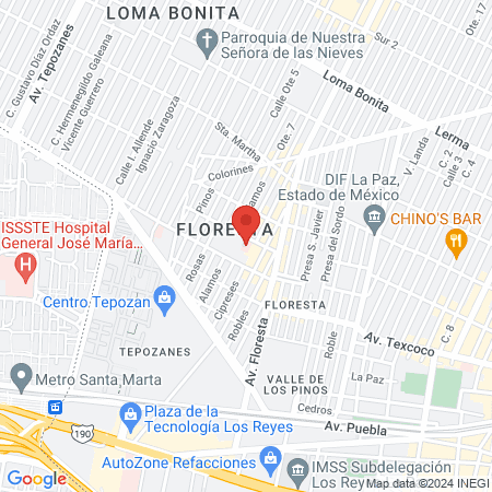 Centro de Salud Urbano "La Floresta" map