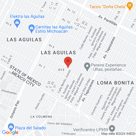 Servicio Medico Veterinario 'Perrus-k9" CLINICA VETERINARIA 24 HORAS Y URGENCIAS map