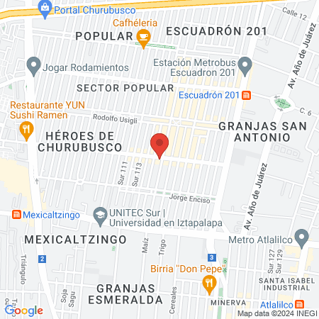 Podología Radames map