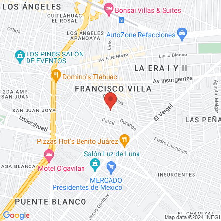 Quiropráctico Fisioterapeuta Arturo Amador H map