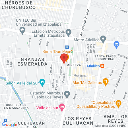 Paredes Flores Ruben Dr map