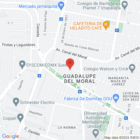 Centro Terapéutico Naturista Grupo Tonal Salud Integral, Local #71. map