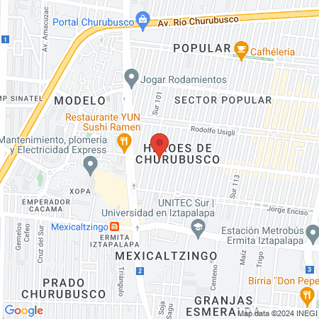 Estética Rodrigo map