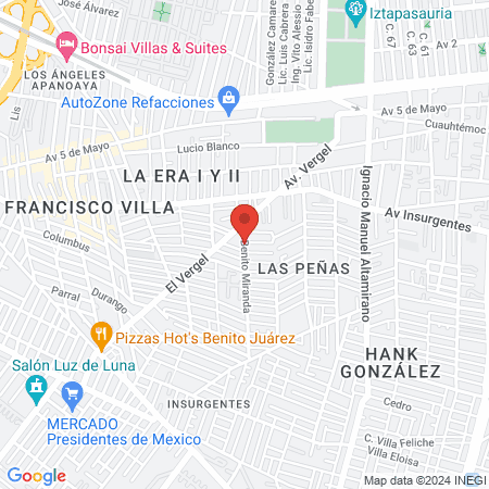 Consultorio Dental Dra.Mendoza map
