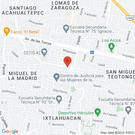 Estetica Unisex Picis map