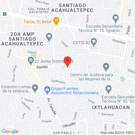 Estetica Unisex Karla Itzul map