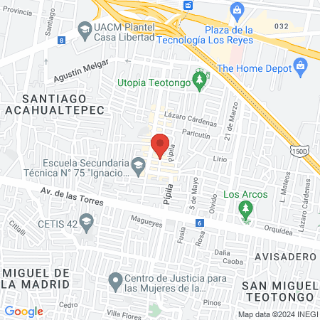 Doctor Gustavo Alejandro López Nava map