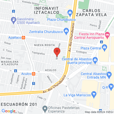 Amado González Moga map