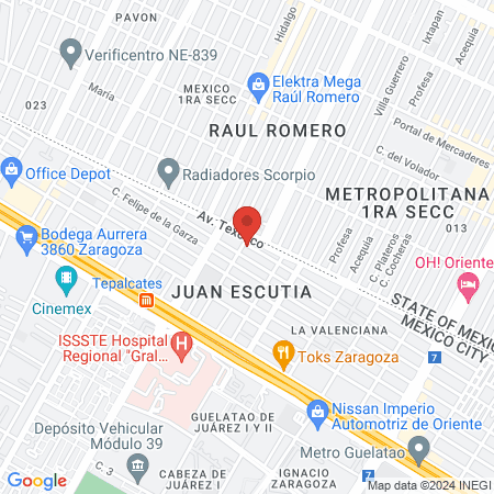 Salón de belleza de Carol map