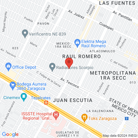 ZABA Grupo de Especialidades Dentales map