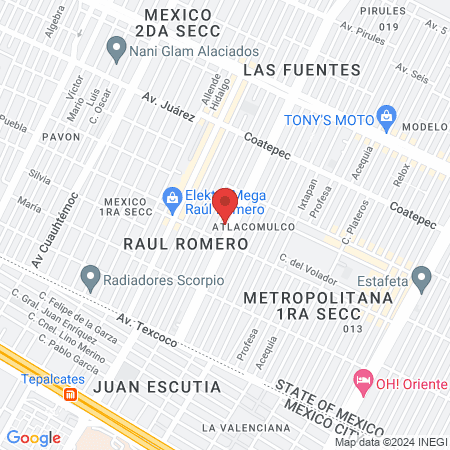 Clínica Veterinaria Mis-Huellas map