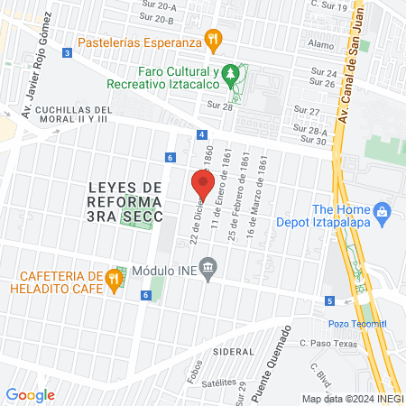 Eyebrowns & lashes By Araceli González map