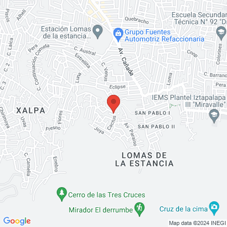 Garritas Yaya map