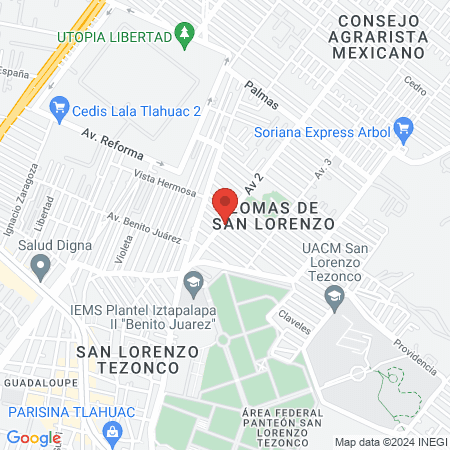 Berberia y peluqueria celia map