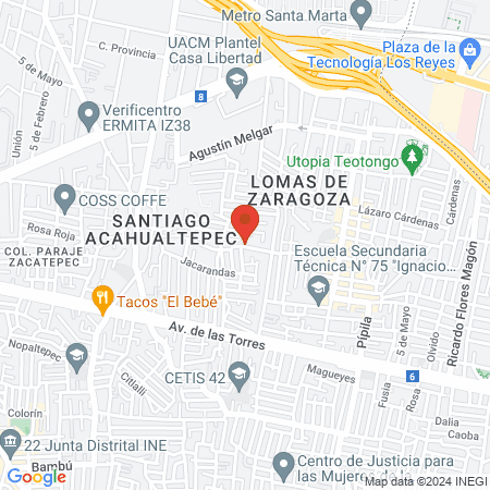 Estética y barbería Fashion carry map