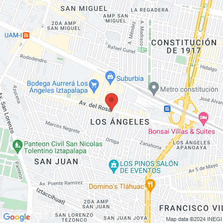 Consultorio dental del rosario map