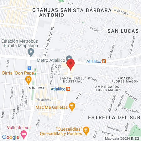 La Guapa by Dra Lily Pineda map