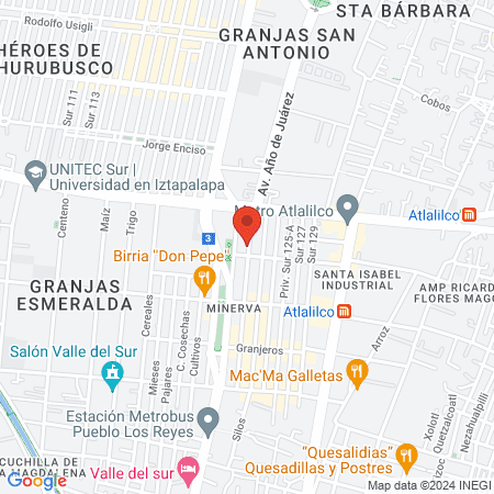 Consultorios de Medicina General del Sector Privado map