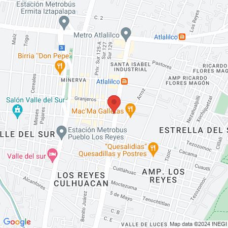 Servicios Medicos map