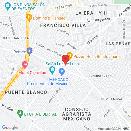 Lashes & Brows Lizi map