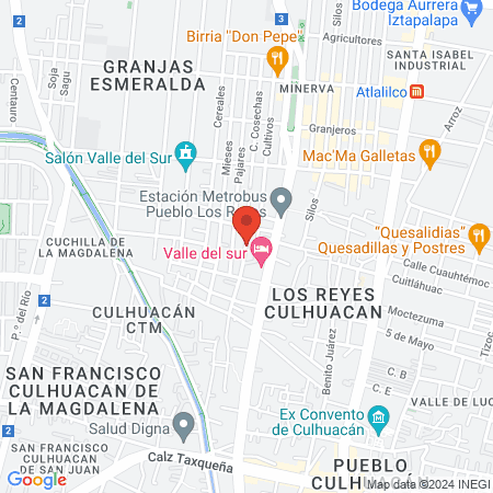 Pink Paradise Salón map