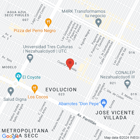 Quiropráctico centro evolución map