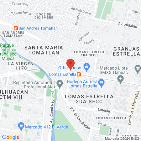 Bienestar - Centro Alternativo Psicocorporal map