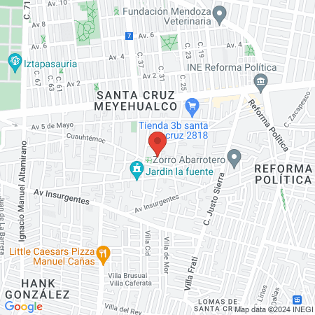 Clínica dental Santa Cruz map