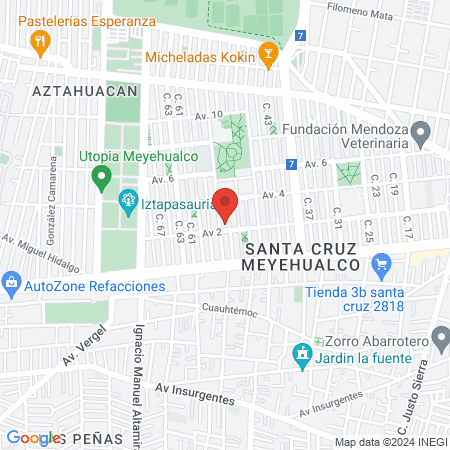 Unidad-Medica "Santa Cruz" map