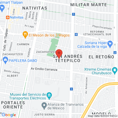 Consultorios de Medicina Especializada del Sector Privado map