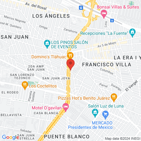 Estetica Unisex D'Naldo map