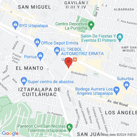 Ortodonsista en Iztapalapa map