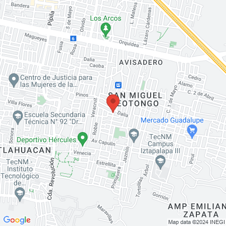 Uñas y Pestañas "Afrodita" map