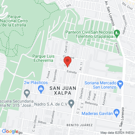 Estética Lupita map