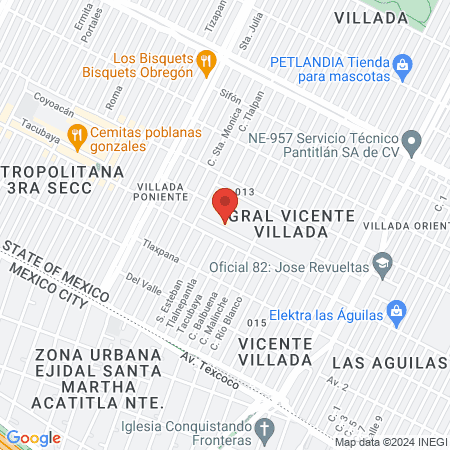 Hospital Regional Nezahualcoyotl map