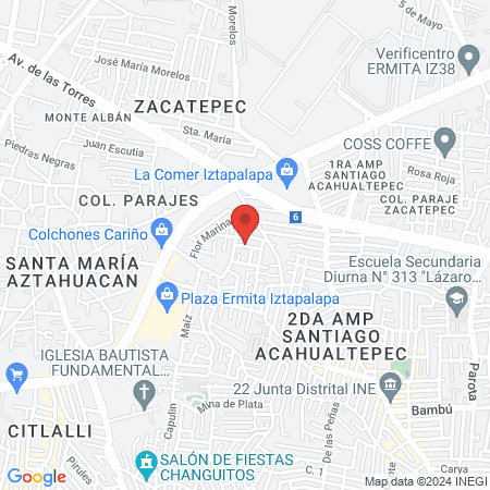 Clínica de Tratamiento Tonalli map