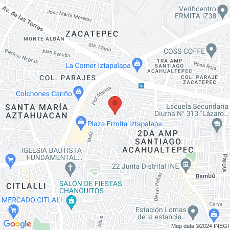 Dispensario Médico dental map