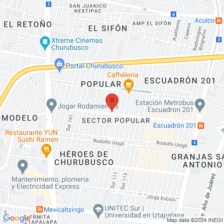 Uñas y Pestañas Angy Ramos map