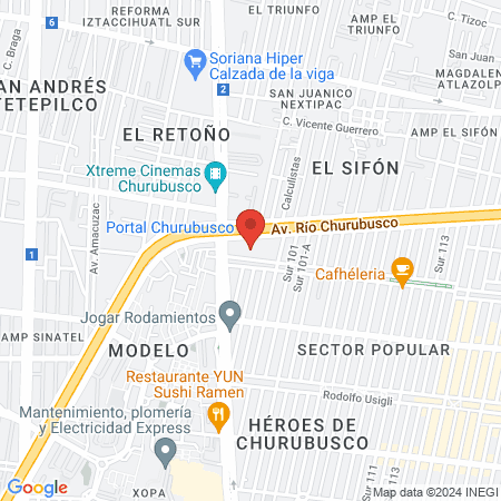 BodyBrite Portal Churubusco map