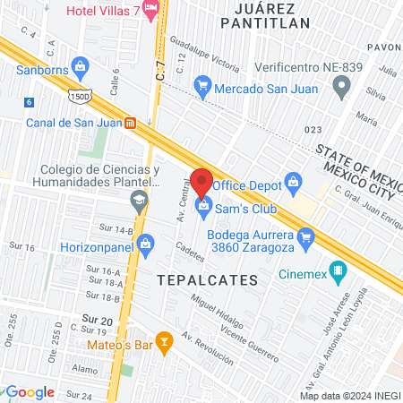 Mundo De Belleza map