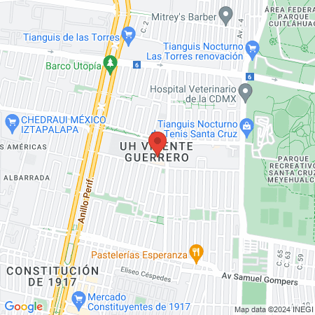 Uñas Bet map