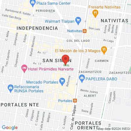 Gimnasios Urbanos 39 map