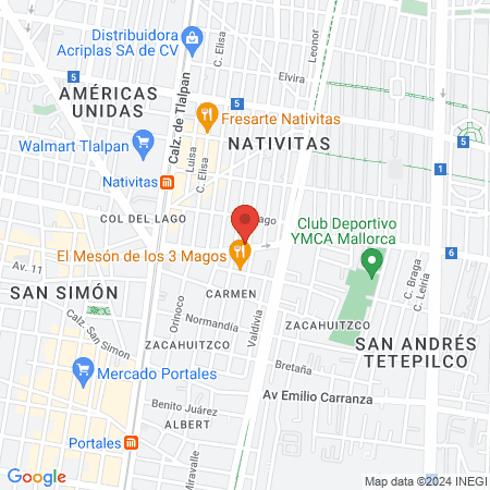 Odontología Estética Integral "TORRES" map